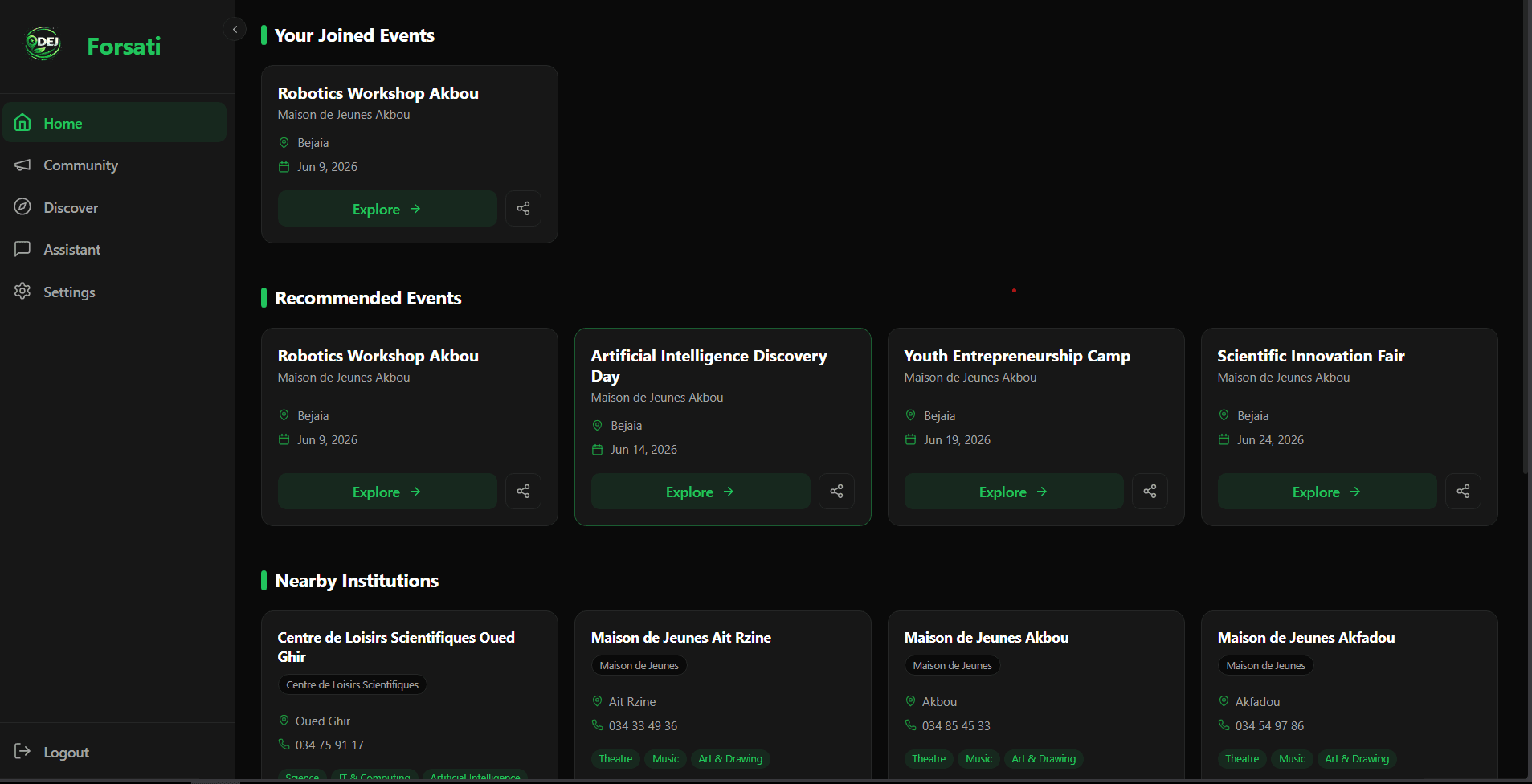 Forsati desktop screenshot 2