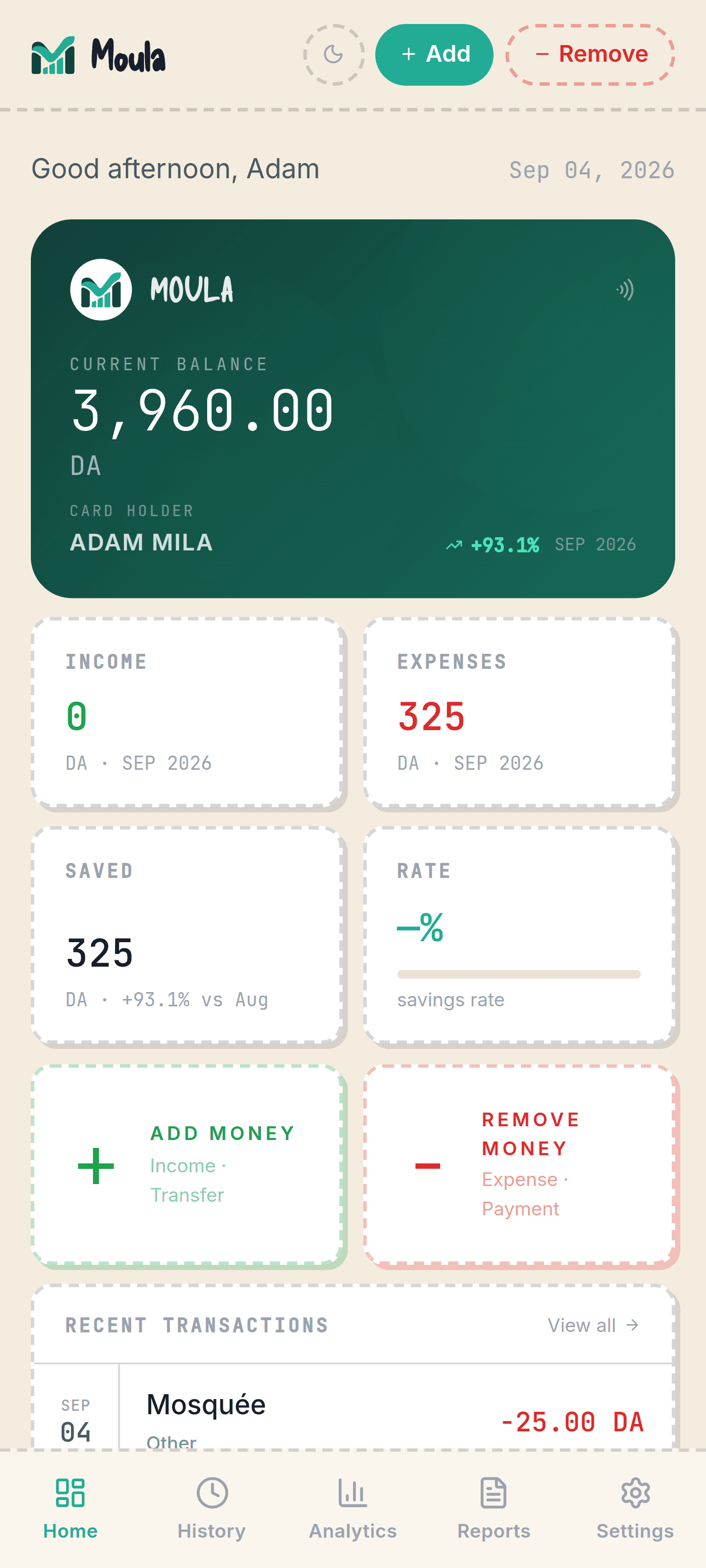 Moula mobile preview