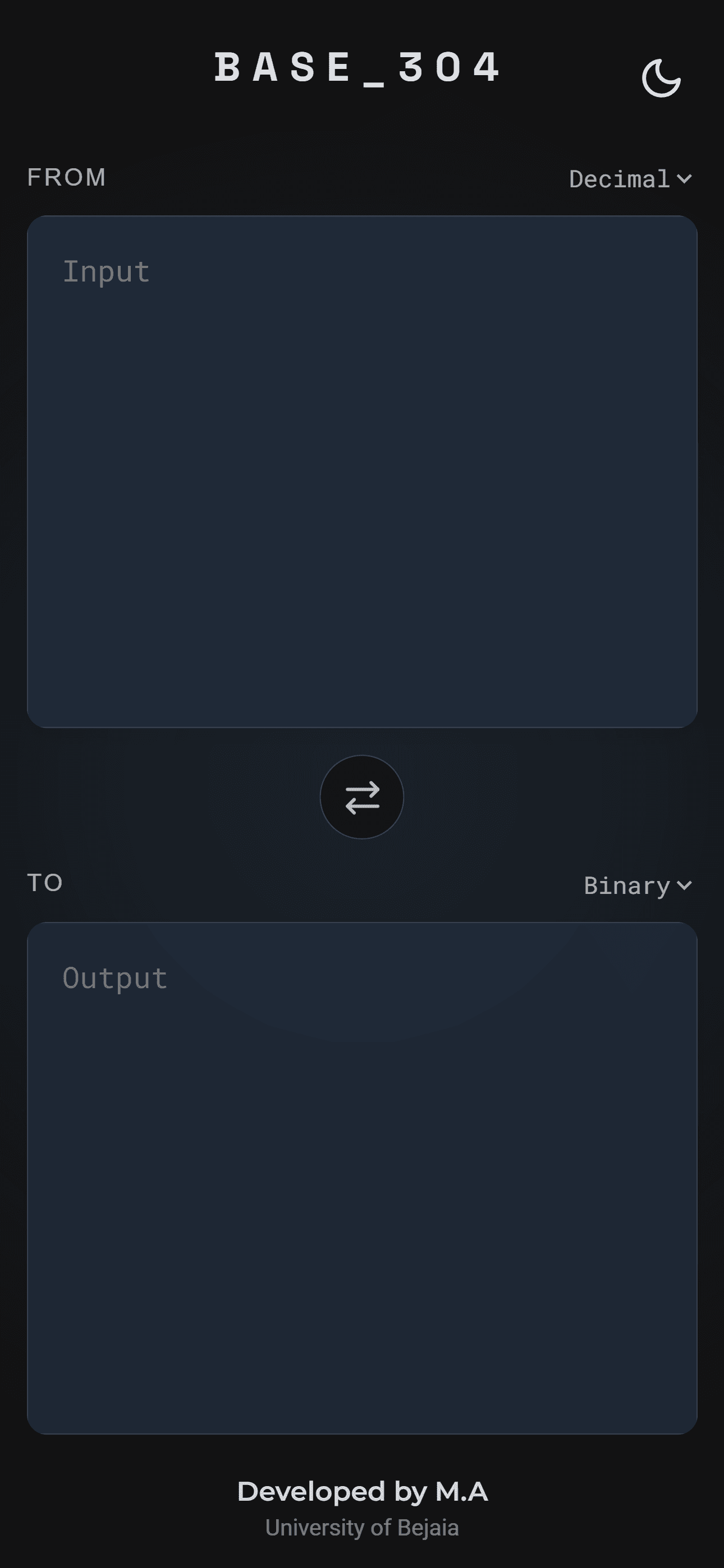 Base Converter mobile screenshot