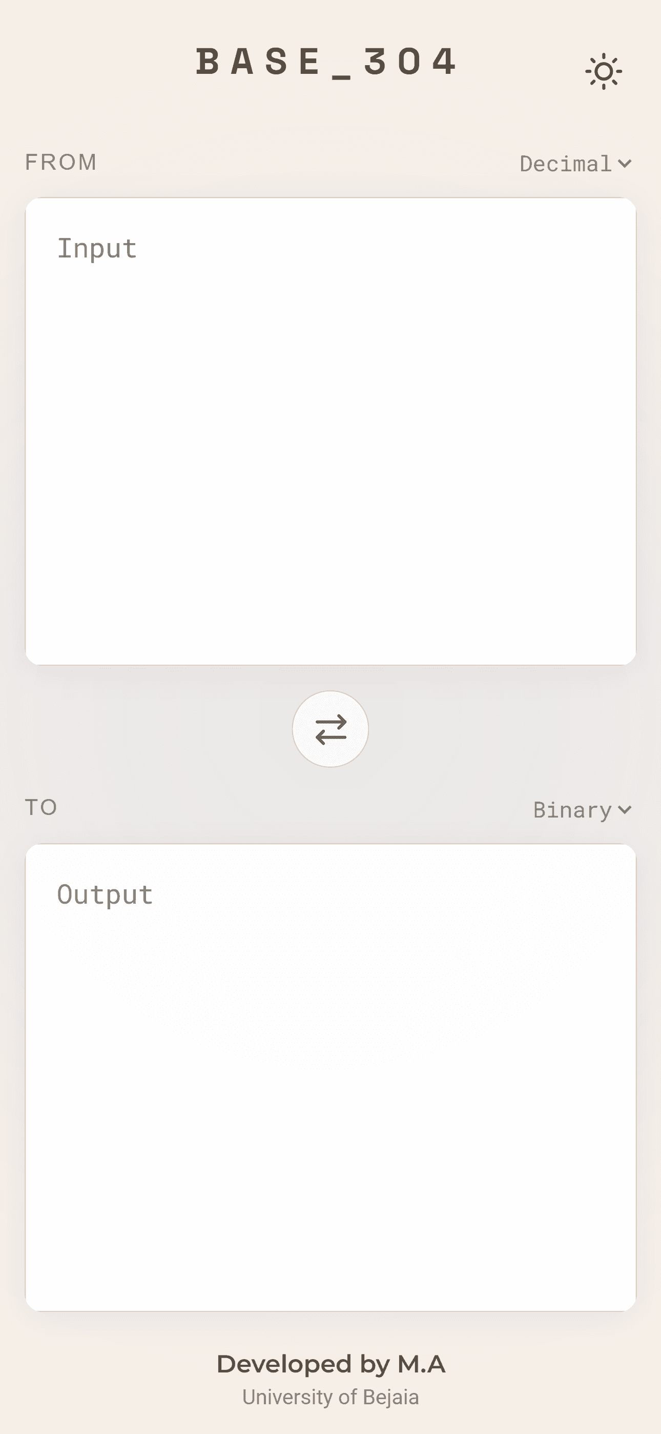 Base Converter mobile preview