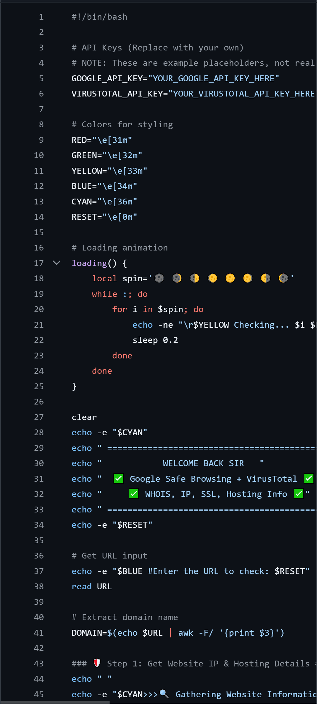 Links Scanner mobile preview